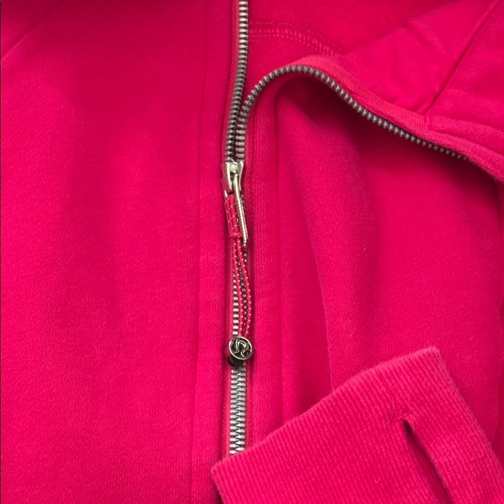 Lululemon Scuba Zip Up Pink Hoodie - Picture 2 of 4